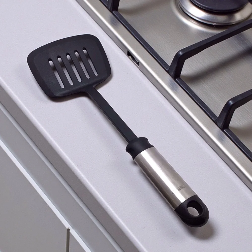 Hoffritz Slotted Spatula 18/8 Stainless Steel Heat Resistant 400°F